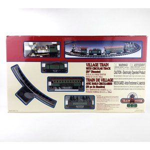 LEMAX Village Collection Train System 24" Circular Track 84261A Complete in Box